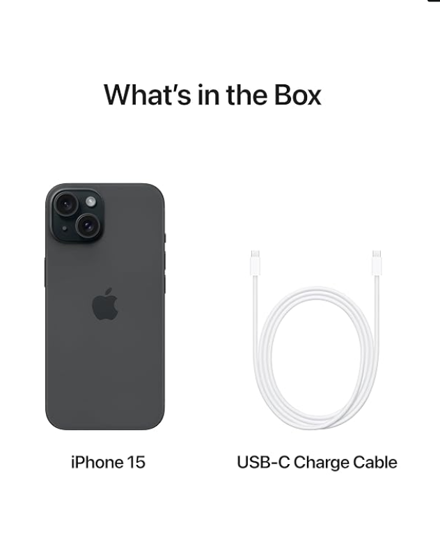 Apple iPhone 15 (128 GB) - Black